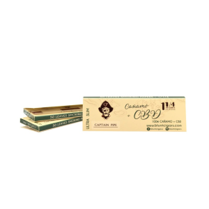 Captain Pipe Rolling Paper Cbd 1 ¼